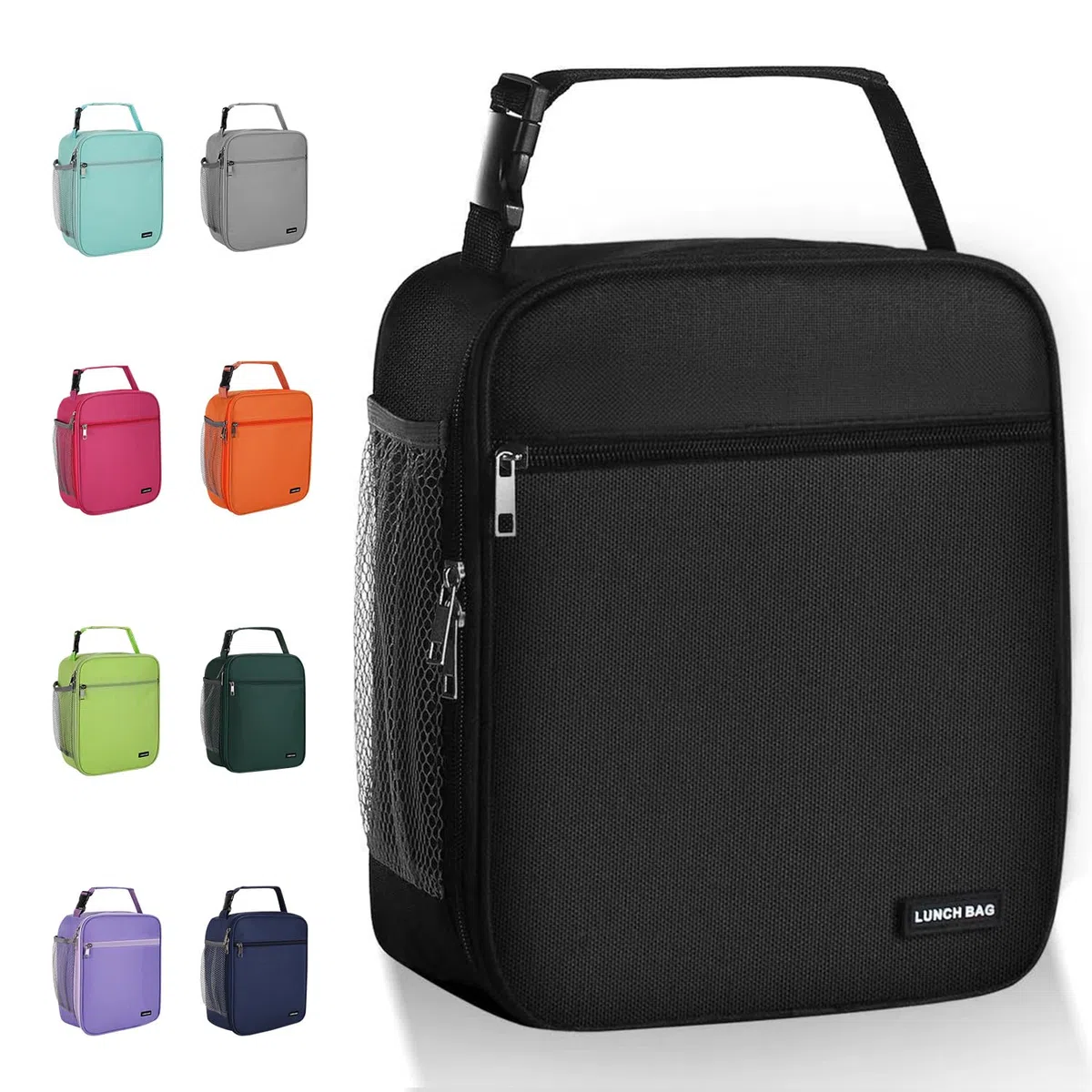 Black Insulated Lunch Bag I93081