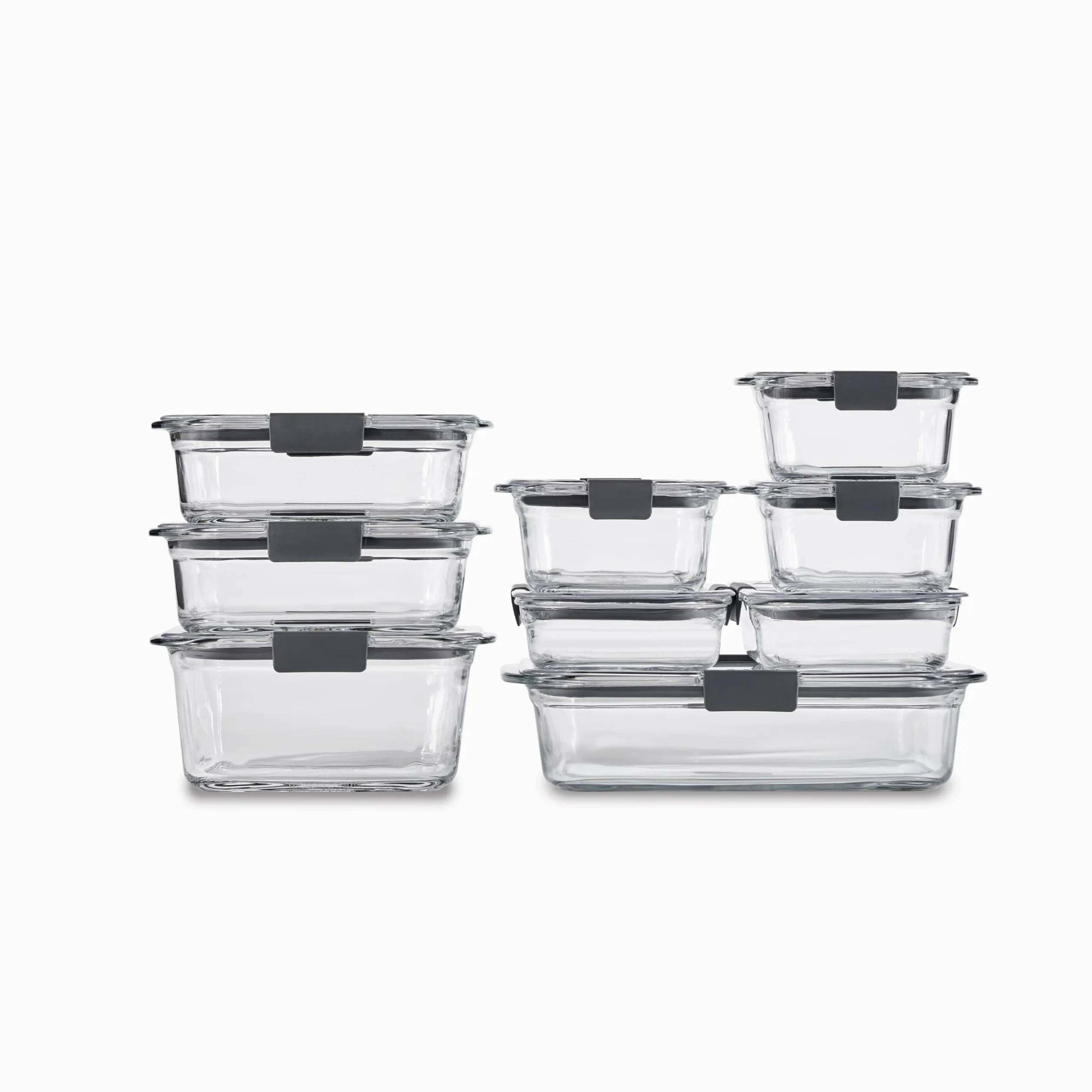 Clear Glass Food Storage Containers P691