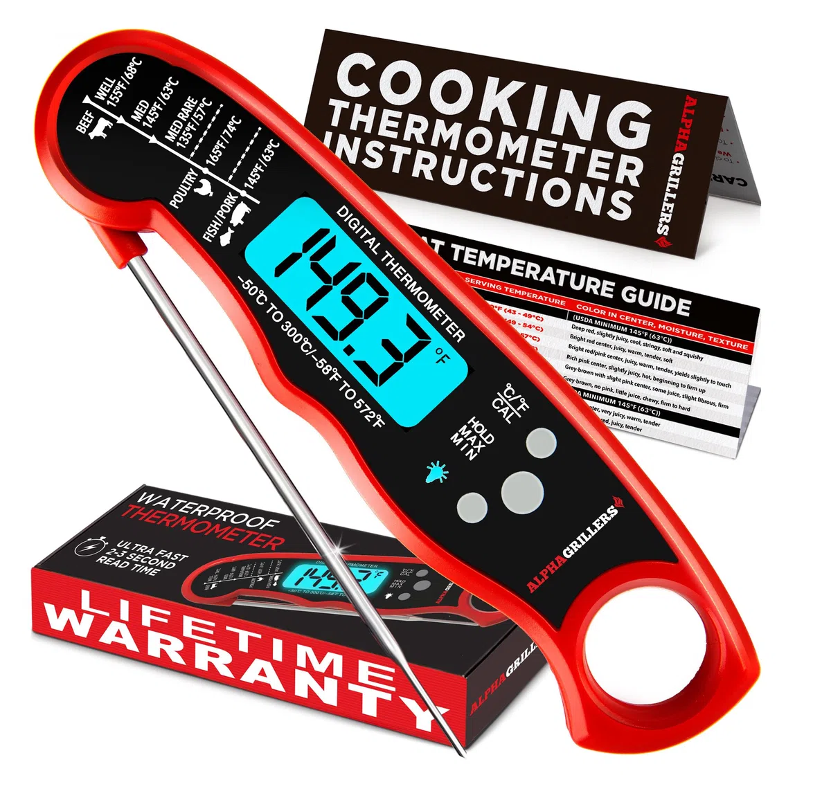 Instant Read Meat Thermometer O303935