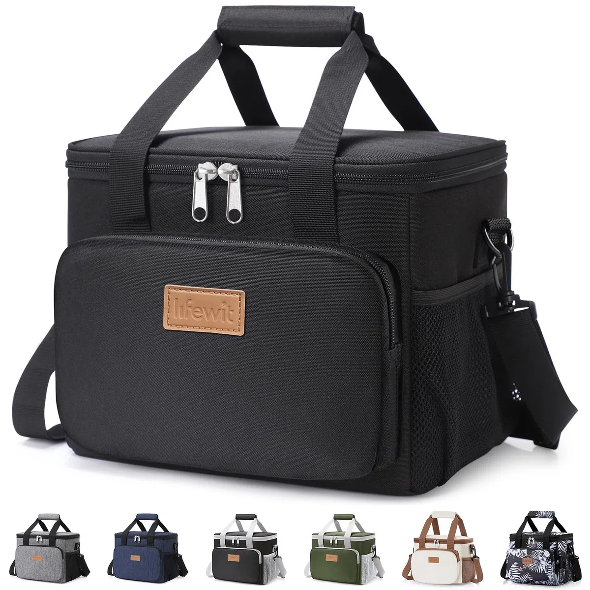 Black Insulated Lunch Bag W70524